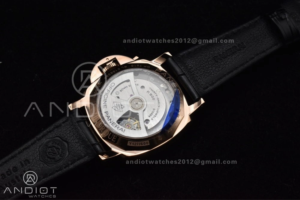TechFriendly PAM1336 Luminor Due 42mm VSF Best Edition White Dial on Black Leather Strap P 358