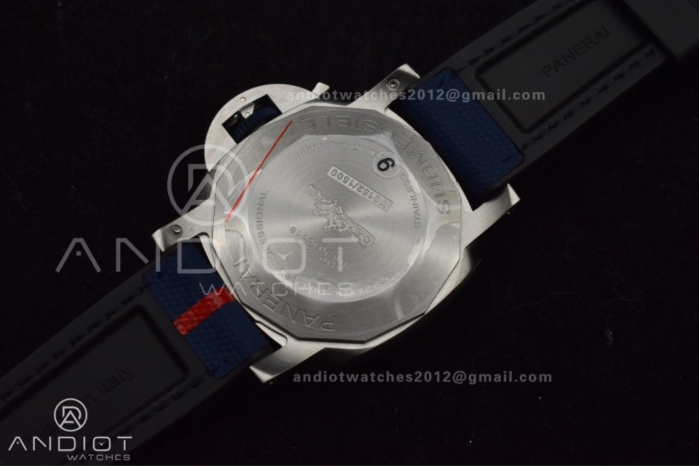 PAM1391 Luna Rossa Submersible VSF 1:1 Best Edition on Blue Fabric Strap P Bright 340
