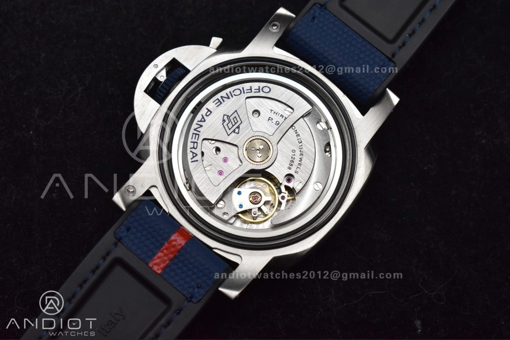 PAM1391 Luna Rossa Submersible VSF 1:1 Best Edition on Blue Fabric Strap P Bright 340