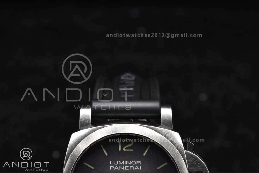 PAM1412 Navy SEALs VSF 1:1 Best Edition Iron Gray Dial on Rubber Strap P.9010 Clone Compact 326
