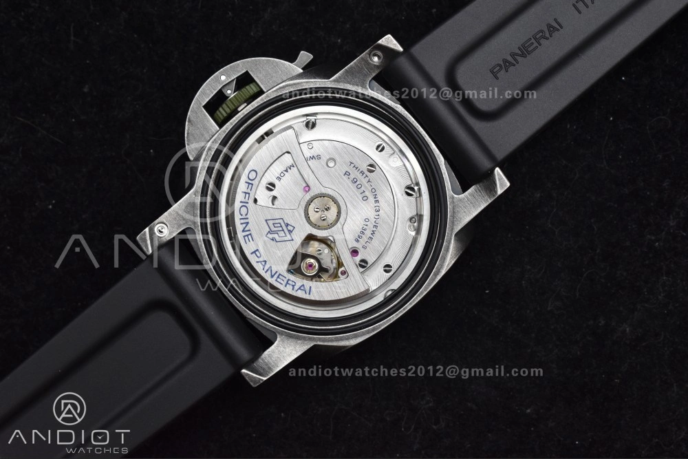 PAM1412 Navy SEALs VSF 1:1 Best Edition Iron Gray Dial on Rubber Strap P.9010 Clone Compact 326