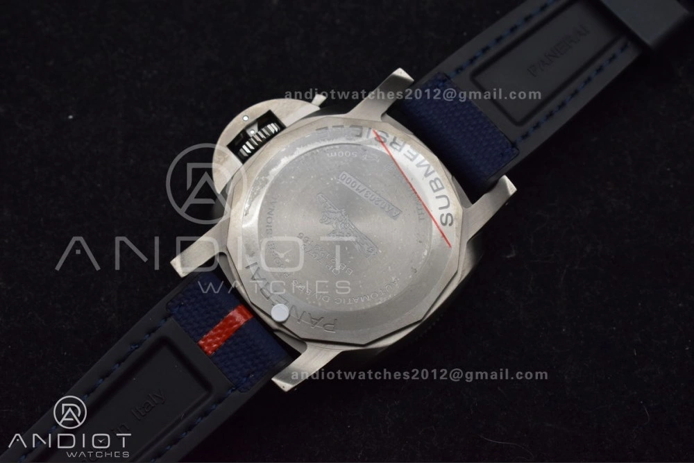 Modern PAM1507 Submersible GMT Luna Rossa 42mm VSF 1:1 Best Edition on Blue Nylon Strap P 329