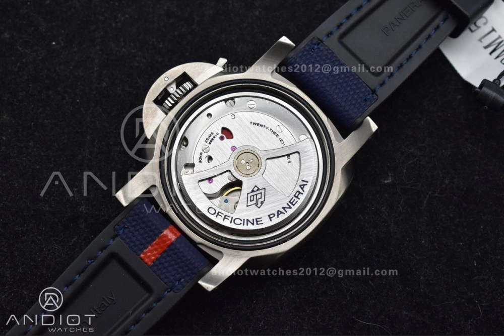 Modern PAM1507 Submersible GMT Luna Rossa 42mm VSF 1:1 Best Edition on Blue Nylon Strap P 329