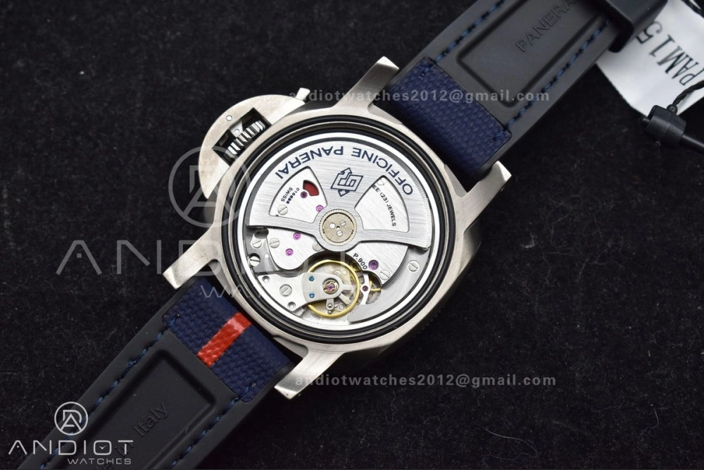 Modern PAM1507 Submersible GMT Luna Rossa 42mm VSF 1:1 Best Edition on Blue Nylon Strap P 329