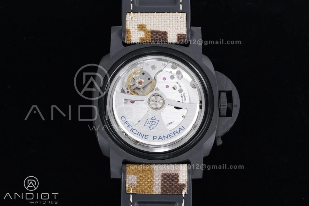 PAM1513 Submersible 44mm VSF 1:1 Best Edition Gray Ombre Dial on Camouflage Strap P Sophisticated 327