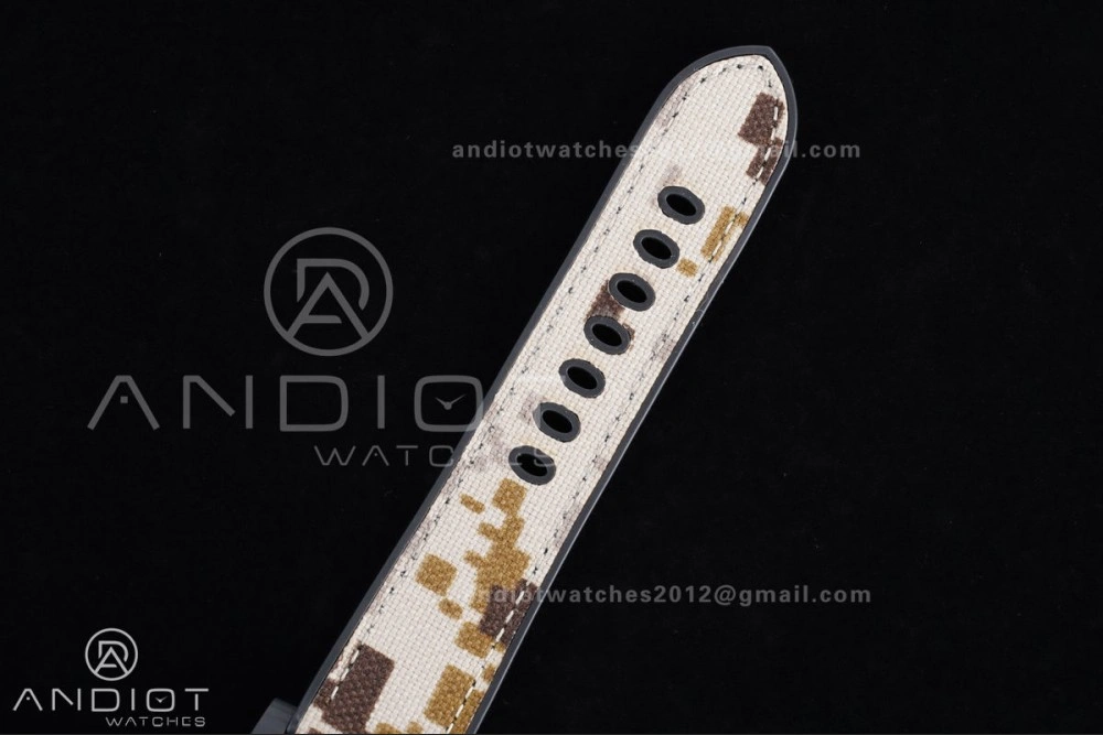 PAM1513 Submersible 44mm VSF 1:1 Best Edition Gray Ombre Dial on Camouflage Strap P Sophisticated 327