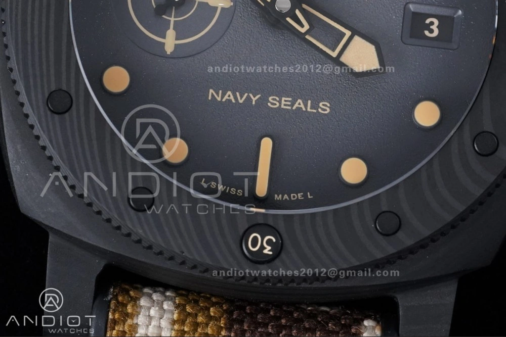 PAM1513 Submersible 44mm VSF 1:1 Best Edition Gray Ombre Dial on Camouflage Strap P Sophisticated 327