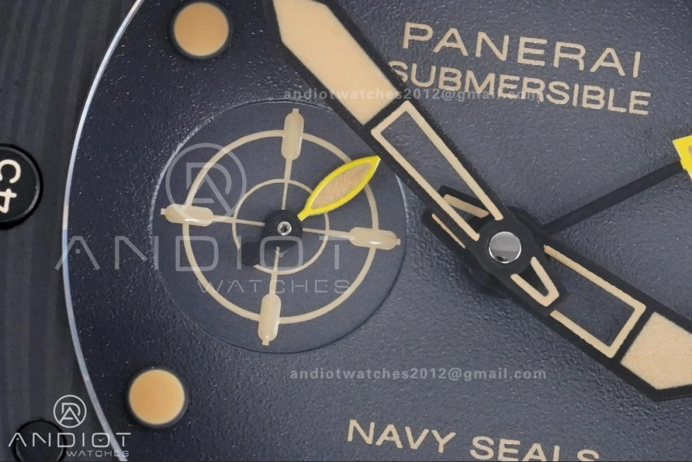 PAM1513 Submersible 44mm VSF 1:1 Best Edition Gray Ombre Dial on Camouflage Strap P Sophisticated 327