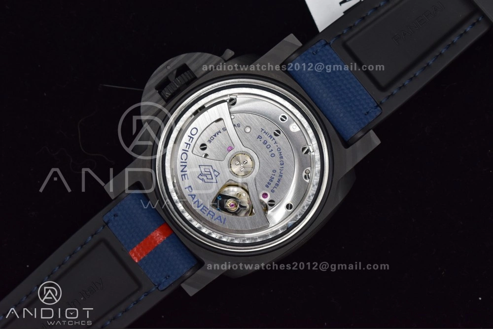 PAM1529 Luna Rossa Carbon-tech VSF 1:1 Best Edition on Blue Fabric Strap P.9010 Clone Fashionable 336