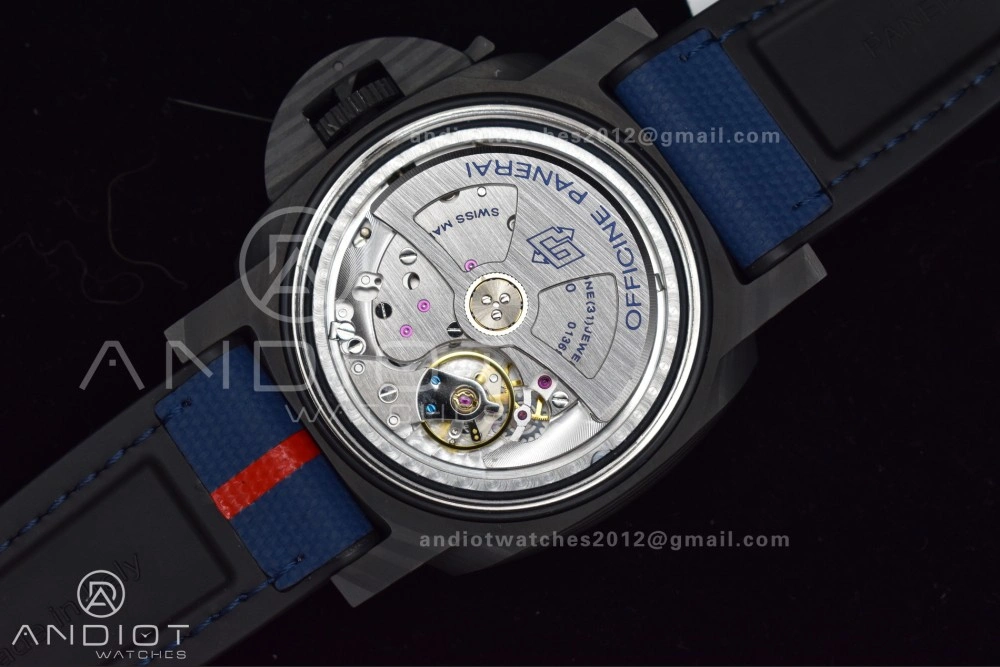 PAM1529 Luna Rossa Carbon-tech VSF 1:1 Best Edition on Blue Fabric Strap P.9010 Clone Fashionable 336
