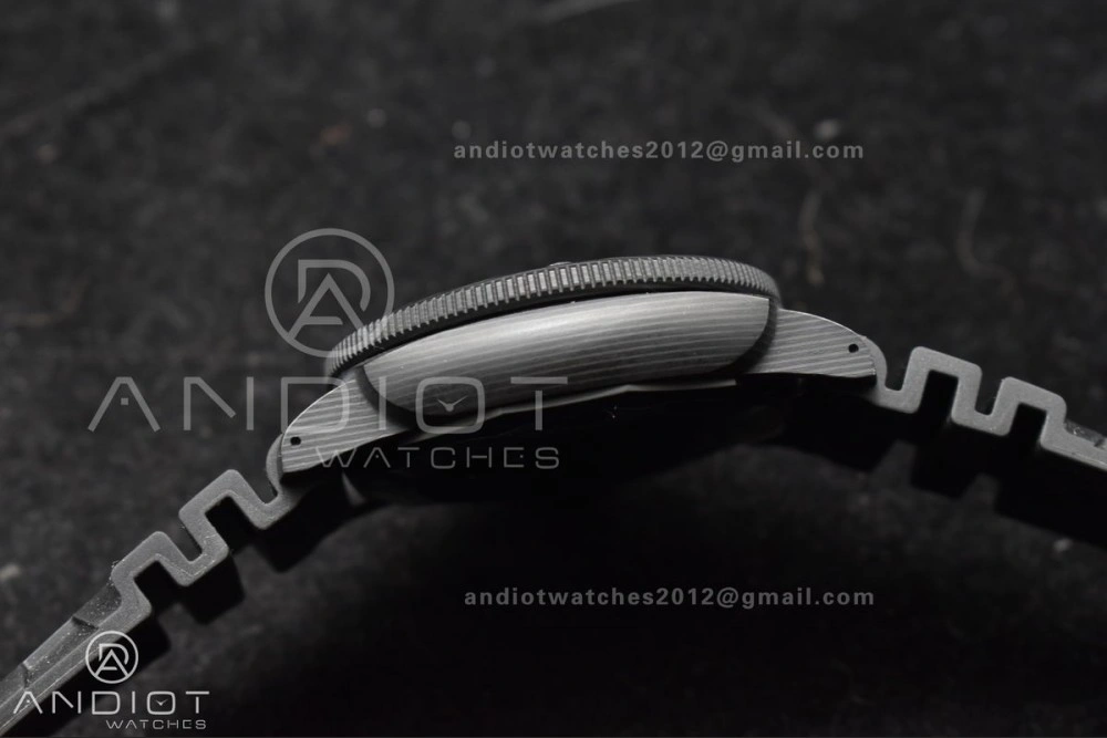 PAM1616 Carbotech 47mm VSF Best Edition Black Dial Blue Markers on Rubber Strap P.9010 Clone FastDry 345