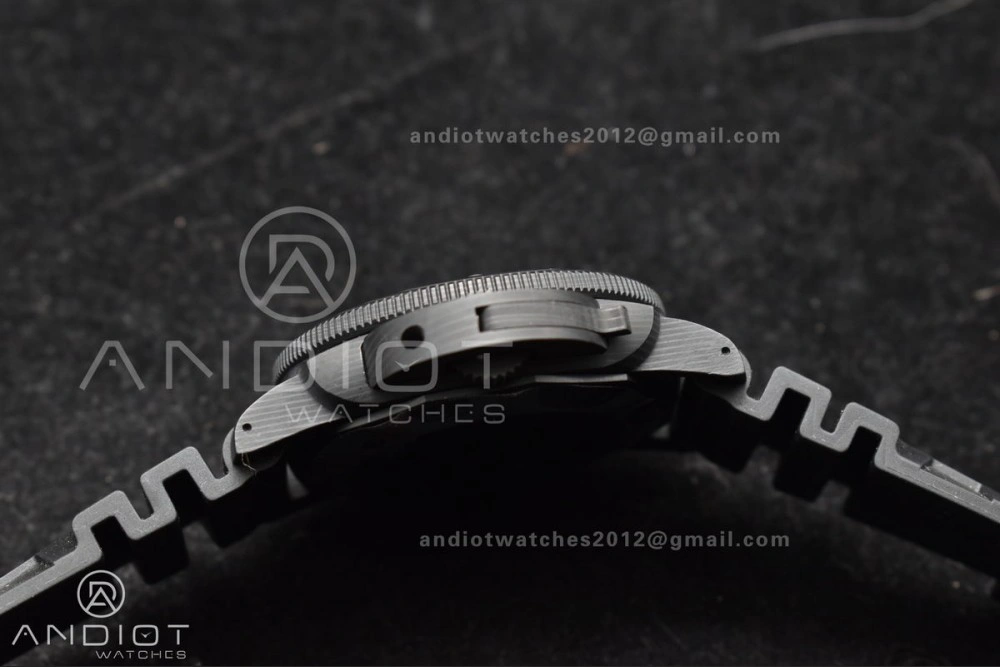 PAM1616 Carbotech 47mm VSF Best Edition Black Dial Blue Markers on Rubber Strap P.9010 Clone FastDry 345