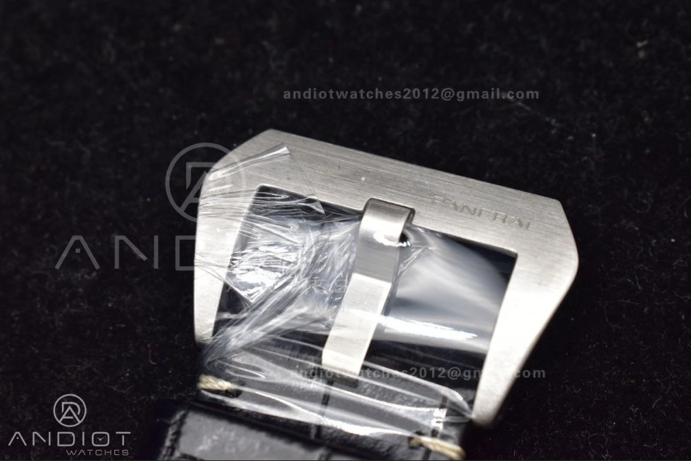 PAM217 H XF 1:1 Best Edition Superlumed Dial on Black Leather Strap A6497 with Y-Incabloc Sleek 993