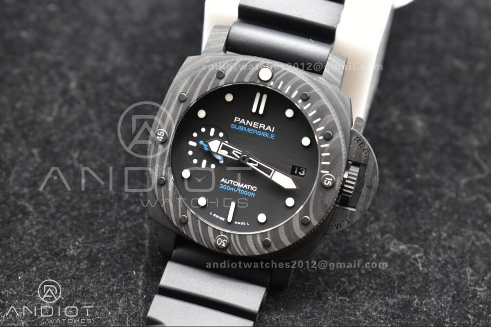 Practical PAM2231 Carbotech 42mm VSF Best Edition Black Dial on Rubber Strap P.900 Clone 343