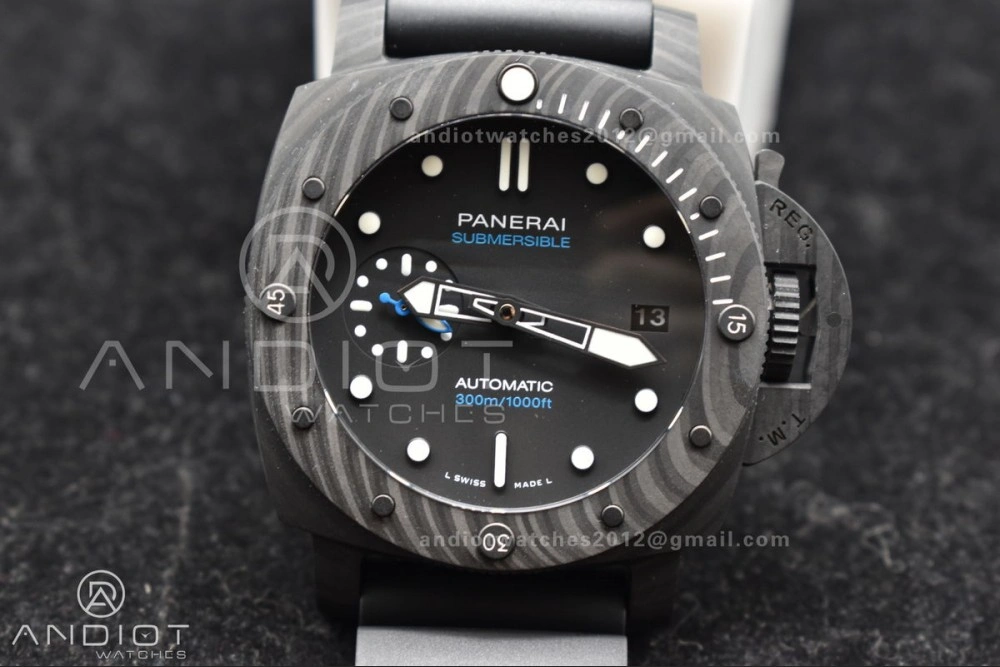 Practical PAM2231 Carbotech 42mm VSF Best Edition Black Dial on Rubber Strap P.900 Clone 343