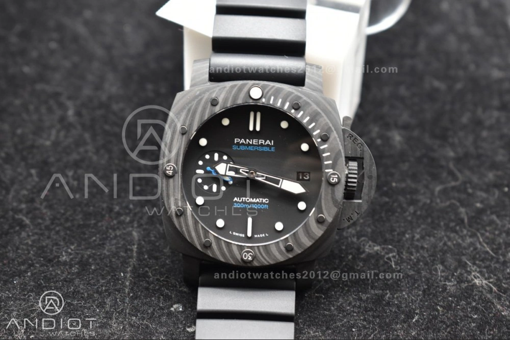 Practical PAM2231 Carbotech 42mm VSF Best Edition Black Dial on Rubber Strap P.900 Clone 343