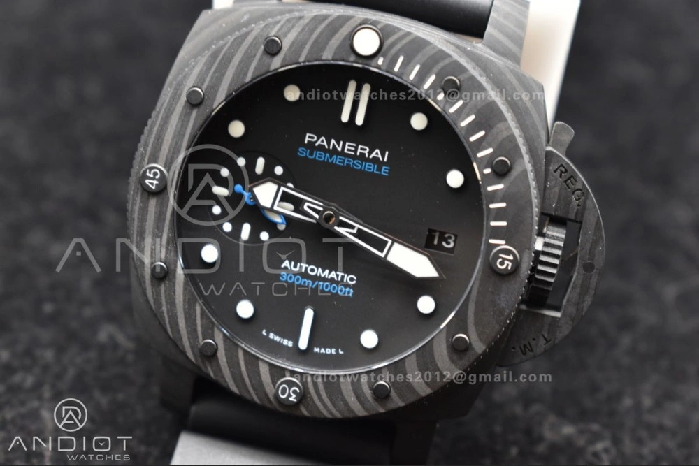 Practical PAM2231 Carbotech 42mm VSF Best Edition Black Dial on Rubber Strap P.900 Clone 343
