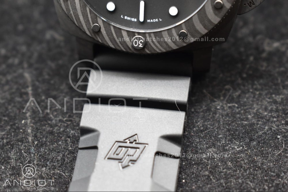 Practical PAM2231 Carbotech 42mm VSF Best Edition Black Dial on Rubber Strap P.900 Clone 343