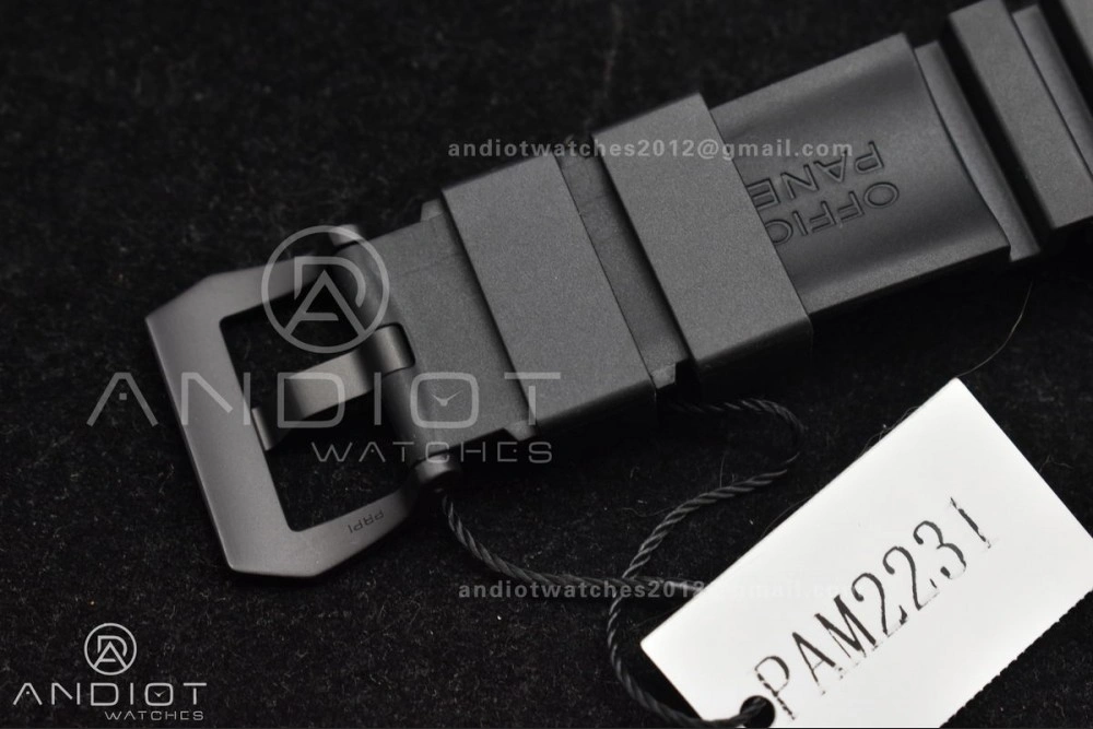 Practical PAM2231 Carbotech 42mm VSF Best Edition Black Dial on Rubber Strap P.900 Clone 343