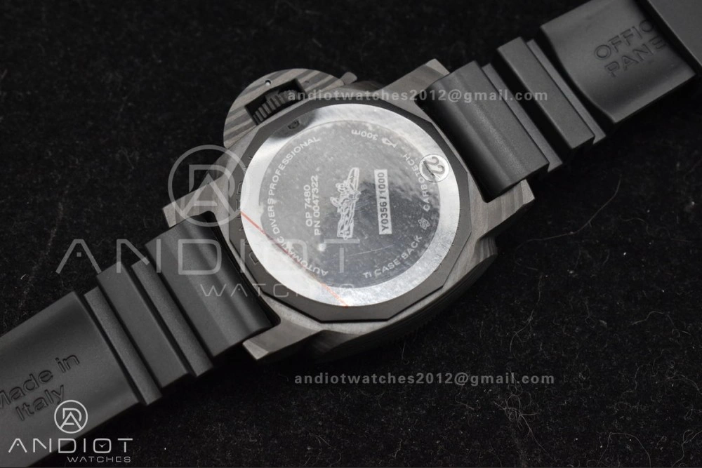 Practical PAM2231 Carbotech 42mm VSF Best Edition Black Dial on Rubber Strap P.900 Clone 343