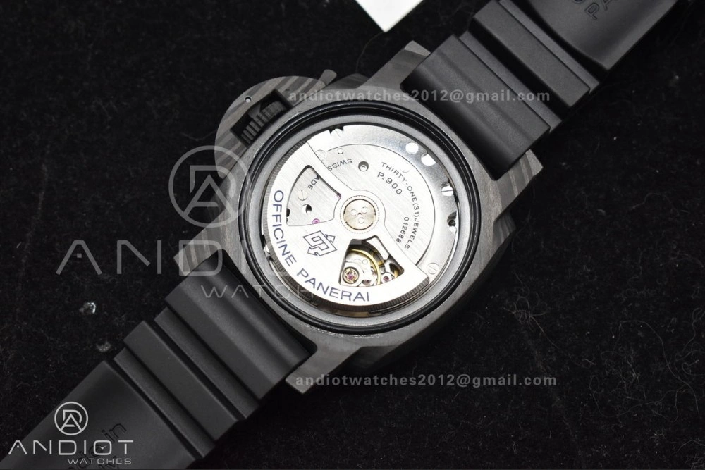 Practical PAM2231 Carbotech 42mm VSF Best Edition Black Dial on Rubber Strap P.900 Clone 343
