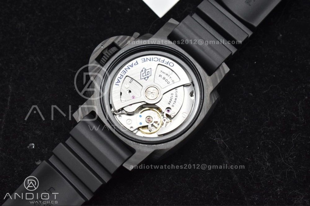 Practical PAM2231 Carbotech 42mm VSF Best Edition Black Dial on Rubber Strap P.900 Clone 343
