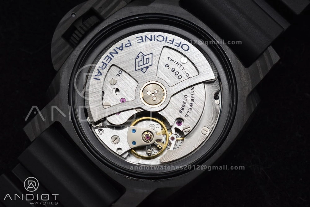 Practical PAM2231 Carbotech 42mm VSF Best Edition Black Dial on Rubber Strap P.900 Clone 343