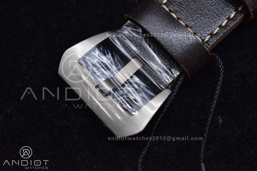 PAM382 N Bronzo VSF 1:1 Best Edition on Brown Distressed Calfskin Strap P.9000 Super Clone V Sleek 346