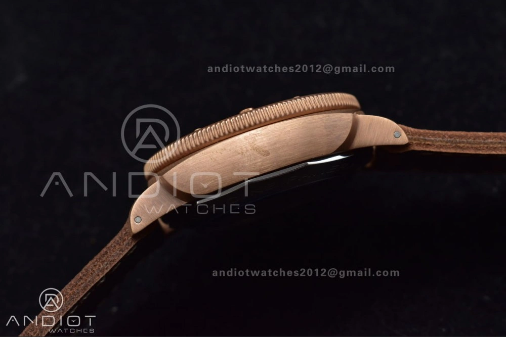 PAM382 N Bronzo VSF 1:1 Best Edition on Brown Distressed Calfskin Strap P.9000 Super Clone V Sleek 346