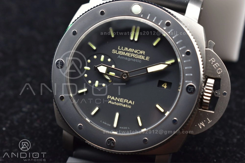 SunProtective PAM389 O VSF 1:1 Best Edition on Black Rubber Strap P.9000 Super Clone V 349