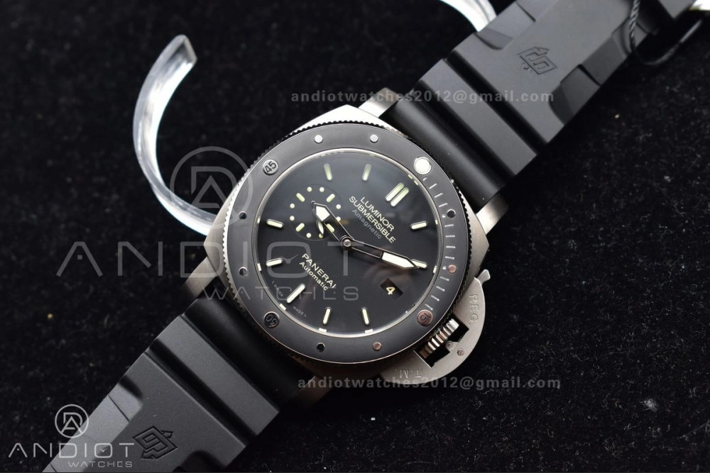 SunProtective PAM389 O VSF 1:1 Best Edition on Black Rubber Strap P.9000 Super Clone V 349