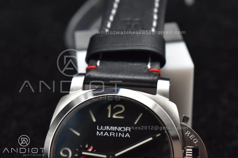 PAM732  TTF 1:1 Best Edition Dark Green Dial on Brown Leather Strap P Upgraded 999