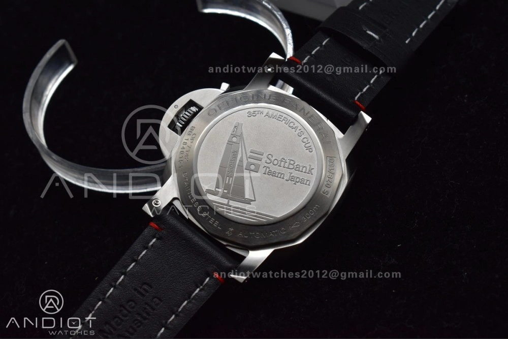 PAM732  TTF 1:1 Best Edition Dark Green Dial on Brown Leather Strap P Upgraded 999