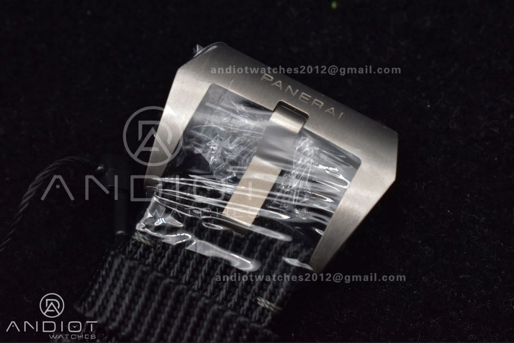 PAM984 Mike Horn Submersible VSF 1:1 Best Edition Black Dial on Black Nylon Strap P.9010 Clone TechFriendly 996