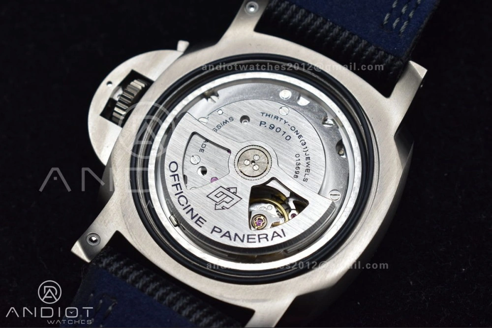 PAM984 Mike Horn Submersible VSF 1:1 Best Edition Black Dial on Black Nylon Strap P.9010 Clone TechFriendly 996