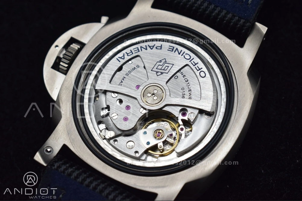 PAM984 Mike Horn Submersible VSF 1:1 Best Edition Black Dial on Black Nylon Strap P.9010 Clone TechFriendly 996