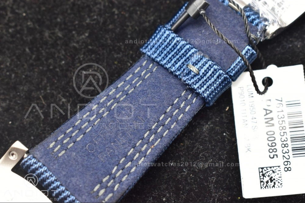 Durable PAM985 Mike Horn Submersible Tit Blue TI NY VSF P 351