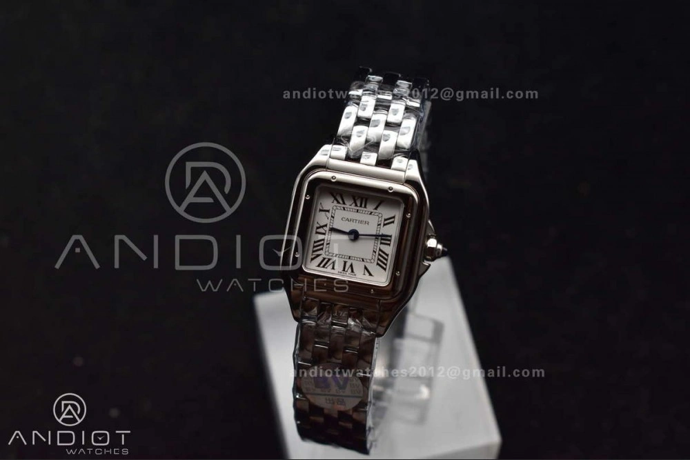 Panthère 22mm BVF 1:1 Best Edition SS White Dial on SS Bracelet Ronda Quartz WeatherProof 227