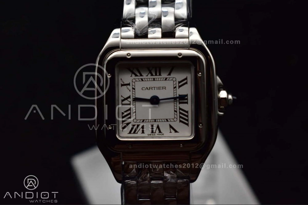 Panthère 22mm BVF 1:1 Best Edition SS White Dial on SS Bracelet Ronda Quartz WeatherProof 227