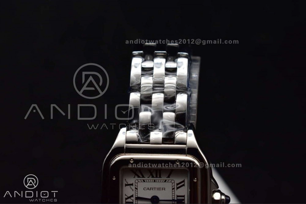 Panthère 22mm BVF 1:1 Best Edition SS White Dial on SS Bracelet Ronda Quartz WeatherProof 227