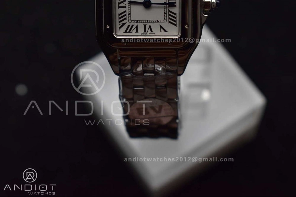 Panthère 22mm BVF 1:1 Best Edition SS White Dial on SS Bracelet Ronda Quartz WeatherProof 227