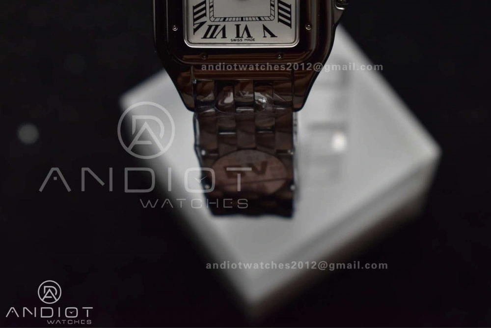 Panthère 22mm BVF 1:1 Best Edition SS White Dial on SS Bracelet Ronda Quartz WeatherProof 227