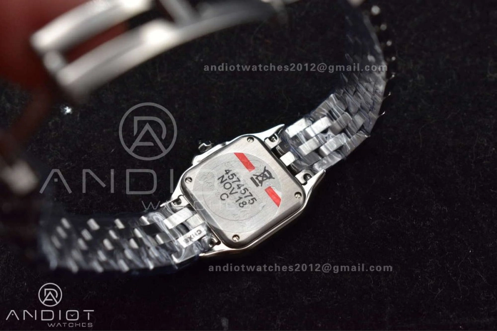 Panthère 22mm BVF 1:1 Best Edition SS White Dial on SS Bracelet Ronda Quartz WeatherProof 227