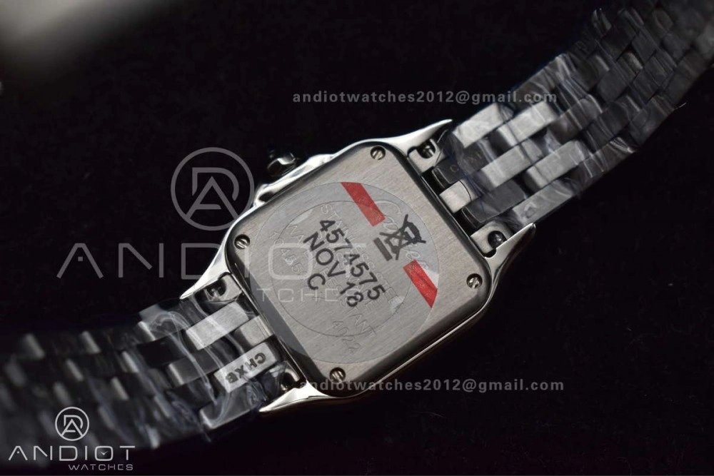 Panthère 22mm BVF 1:1 Best Edition SS White Dial on SS Bracelet Ronda Quartz WeatherProof 227