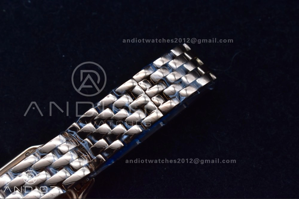 Comfortable Panthère 27mm BVF 1:1 Best Edition RG White Dial Diamonds Bezel on RG Bracelet Ronda Quartz 209