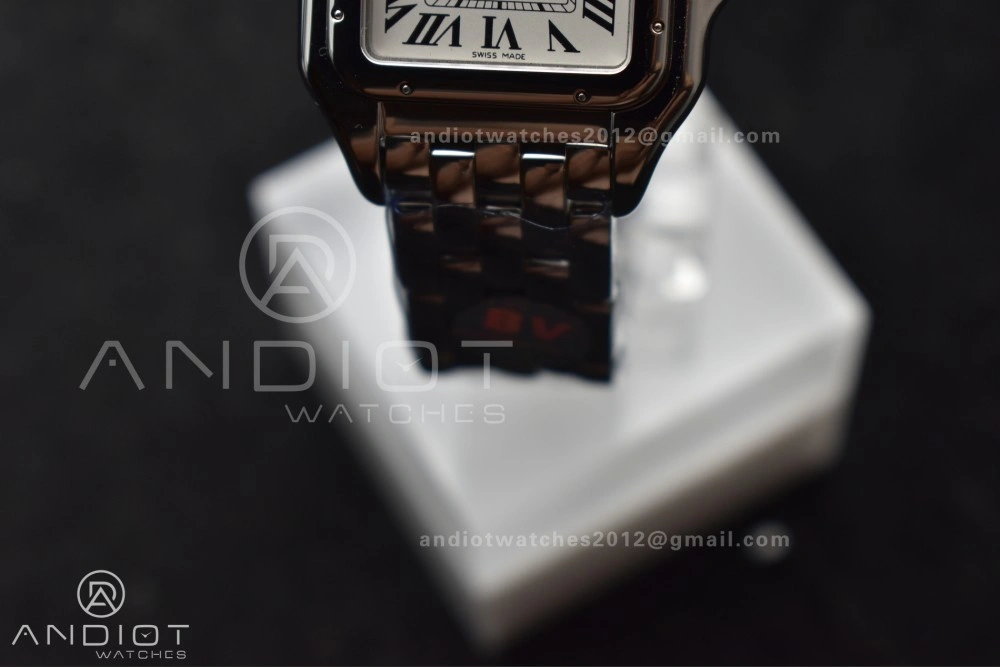 Panthère 27mm BVF 1:1 Best Edition SS White Dial on SS Bracelet Ronda Quartz SoftTouch 231