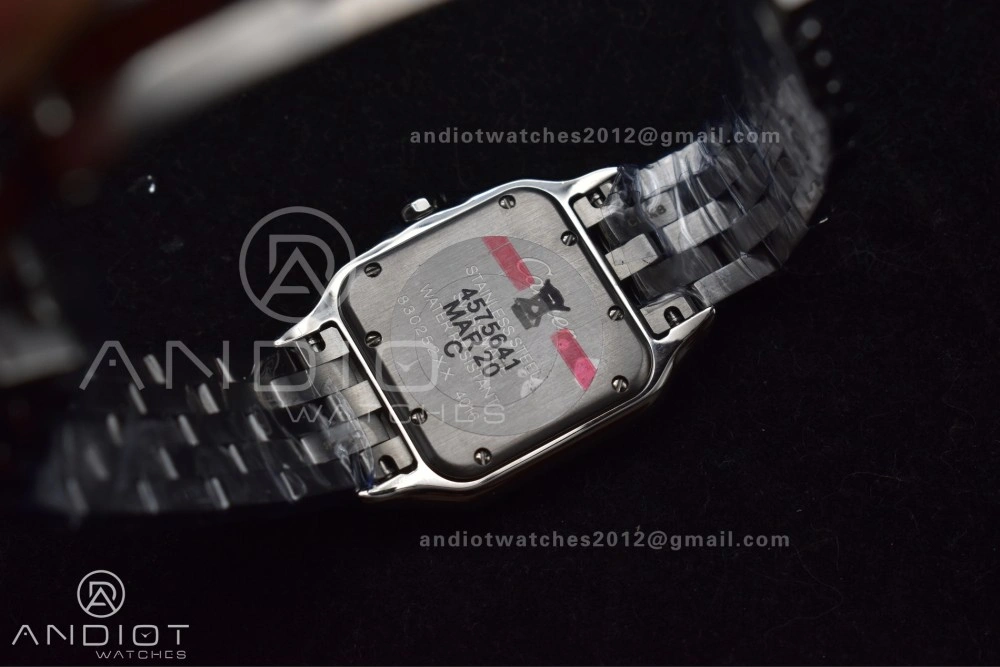 Panthère 27mm BVF 1:1 Best Edition SS White Dial on SS Bracelet Ronda Quartz SoftTouch 231