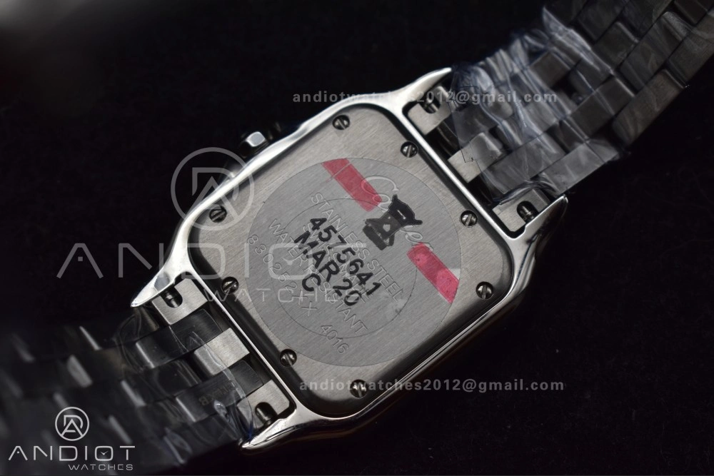Panthère 27mm BVF 1:1 Best Edition SS White Dial on SS Bracelet Ronda Quartz SoftTouch 231