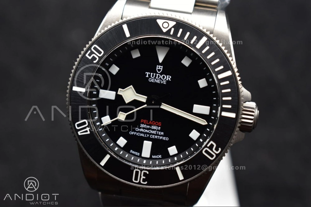 AllSeason Pelagos 39mm Titanium ZF 1:1 Best Edition Black Dial on Titanium Bracelet A 1273