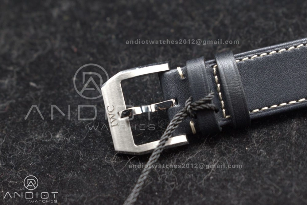 Pilot Mark XX IW328203 ZF 1:1 Best Edition Blue Dial on Dark Blue Leather Strap A Comfortable 293